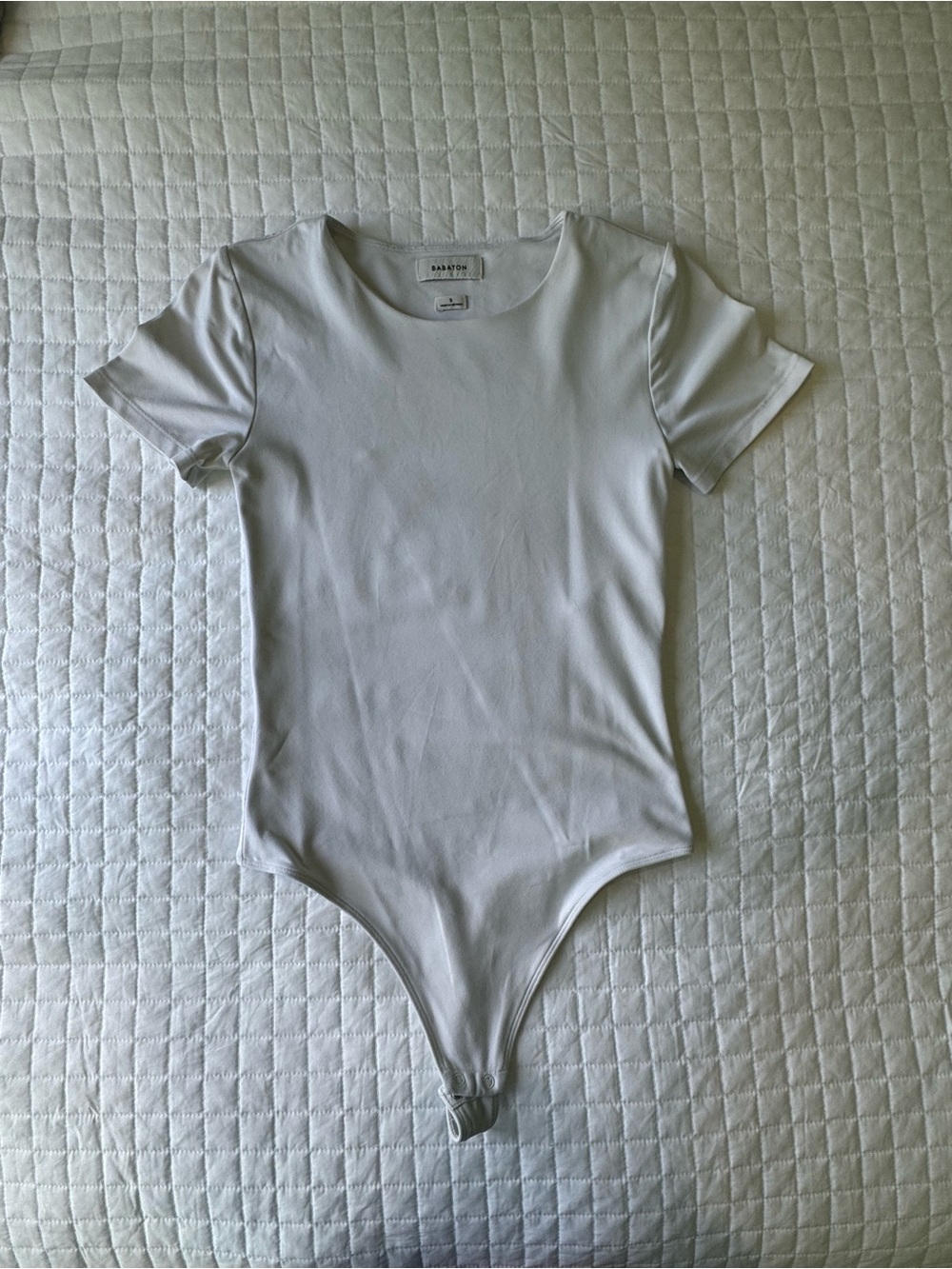 Babaton White T-Shirt Body Suit